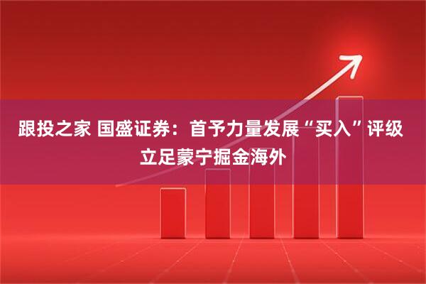 跟投之家 国盛证券：首予力量发展“买入”评级 立足蒙宁掘金海外